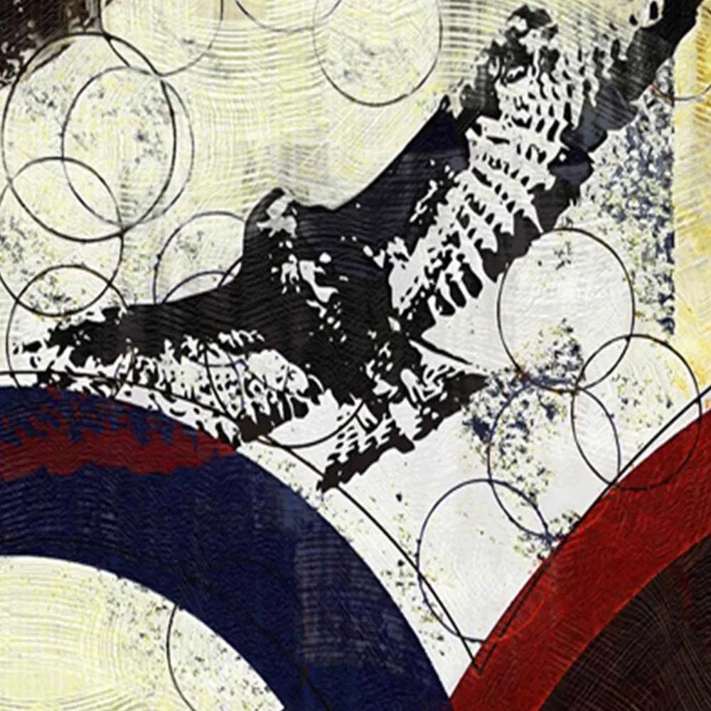 Gario Paraván Grafitový abstrakt Rozmery: 180 x 170 cm, Prevedenie: Klasický paraván