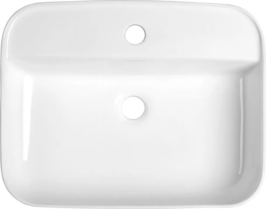 Biele keramické umývadlo 50x40 cm Garda – Sapho