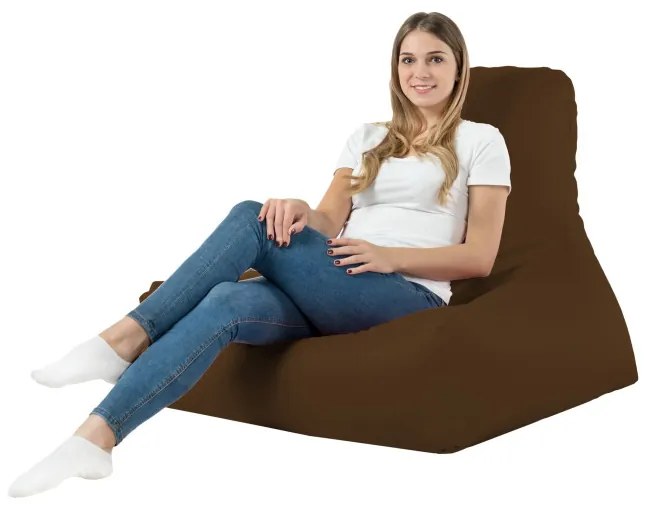 Kreslo Bali ekokoža hnedé