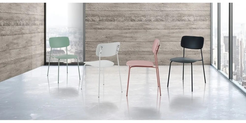 Čierne jedálenské stoličky v súprave 2 ks Primary - Tomasucci