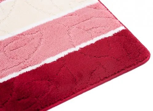 Sada kúpeľňových koberčekov MULTI C5019 červený list