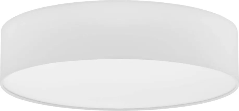 Biele stropné svietidlo s textilným tienidlom PASTERI – EGLO