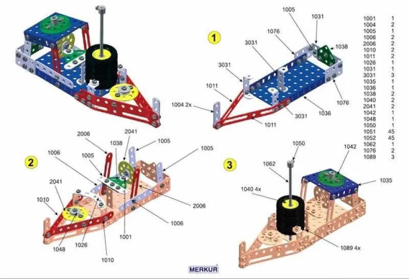 Merkur - Veľký set 3 - 307 ks