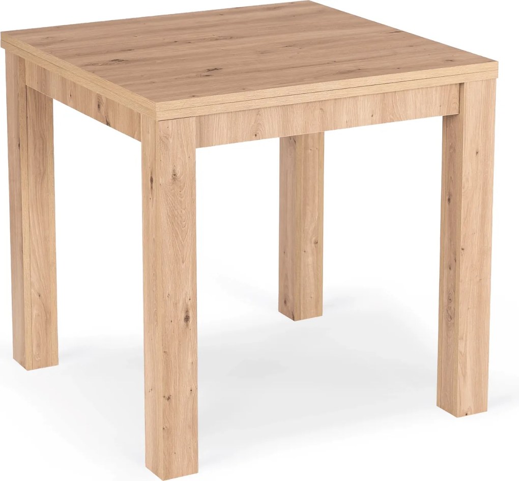 Vintino Rozkladací jedálenský stôl FELIX 80-160 cm – dub artisan