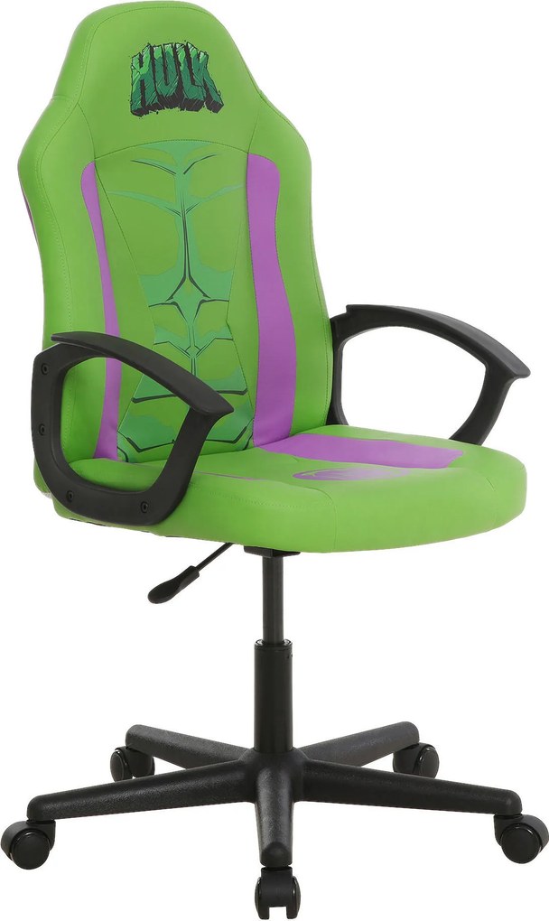 XXXLutz HERNÁ STOLIČKA, vzhľad kože, zelená, lila, čierna Marvel - Online Only kancelárie - 001206002101