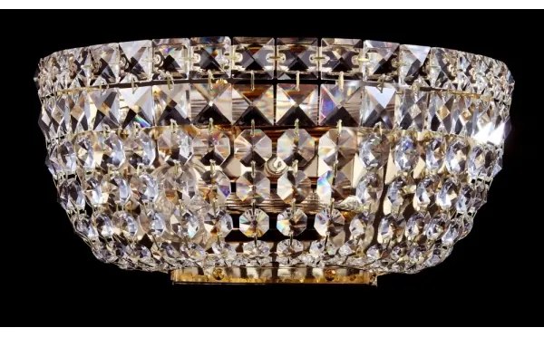 Maytoni DIA100-WL-02-G - Nástenné svietidlo BASFOR 2xE14/60W/230V zlatá