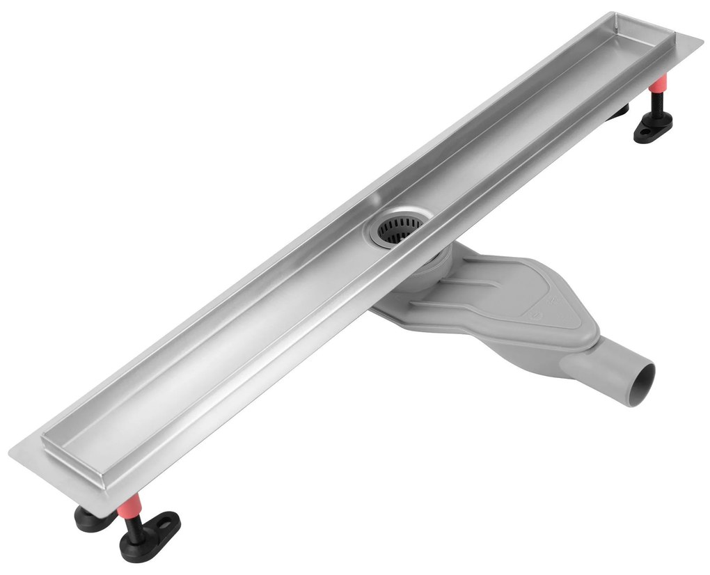Rea NEOX Superflow, odtokový sprchový žľab 90 cm, brúsená oceľ, REA-G2708