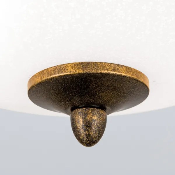 Orion DL 7-338/2 - Stropné svietidlo LUCA 2xE14/40W/230V pr. 40 cm bronz/patina