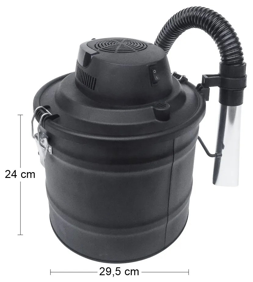 Vysávač na popol VC2 800 W - čierna