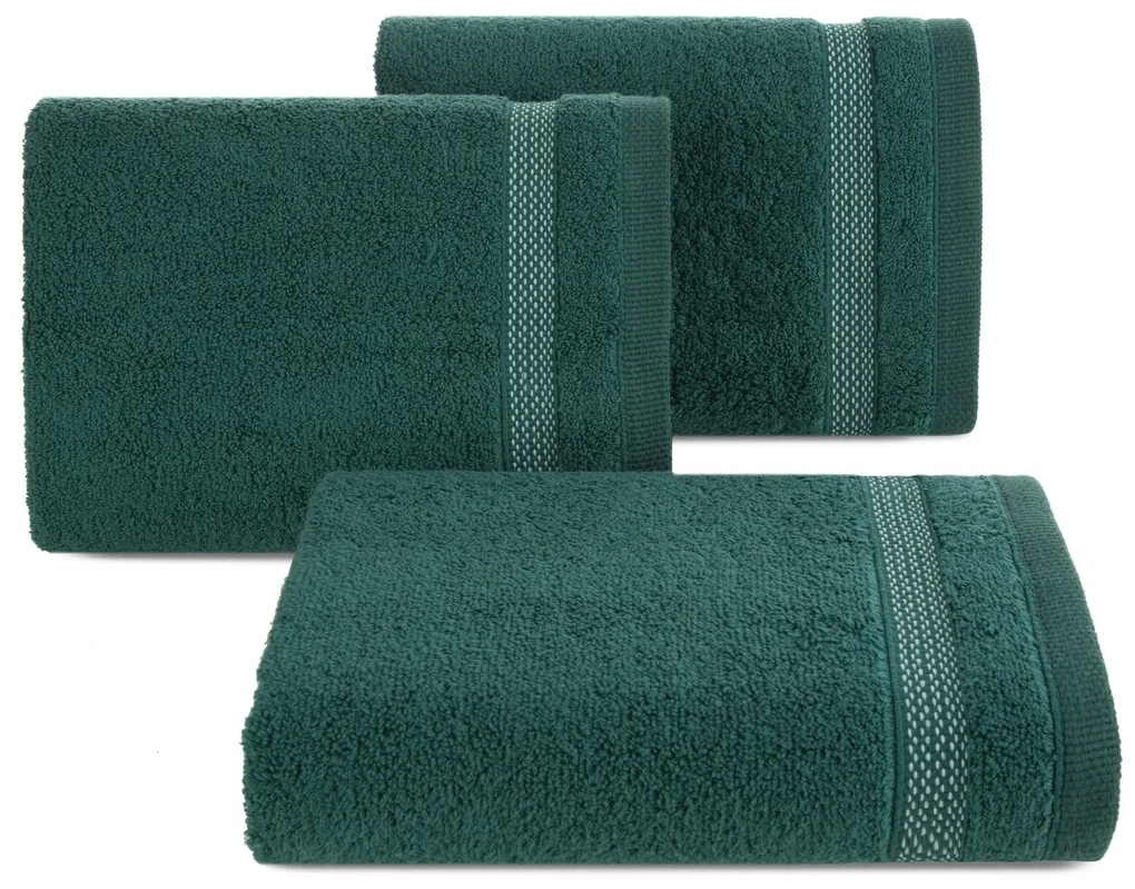 FROTÉ UTERÁK RIKI SADA 6KS 30X50 CM TMAVOZELENÁ