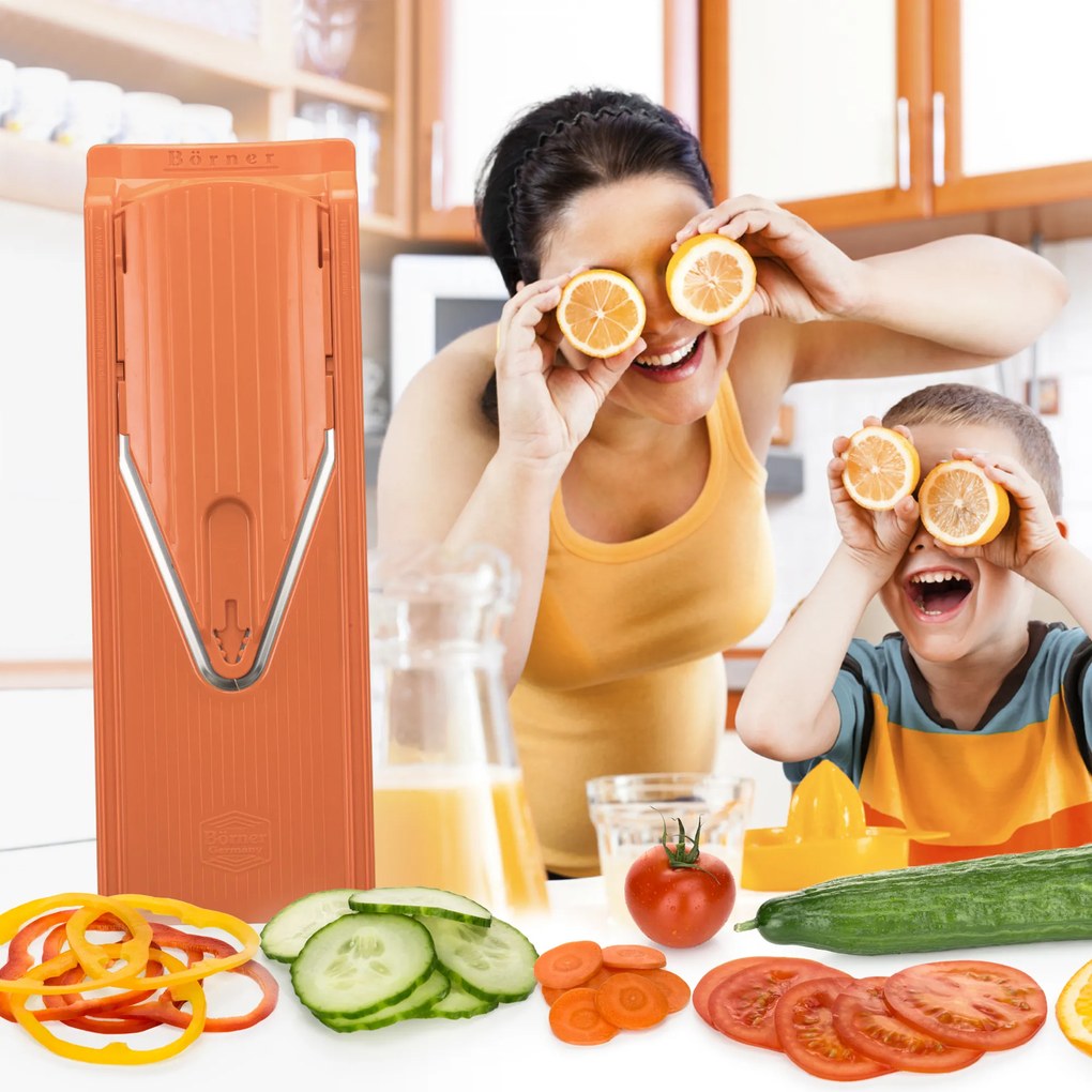 V-kráječ Börner V3 TrendLine se 3 planžetami a Multiboxom Barva: Bílá