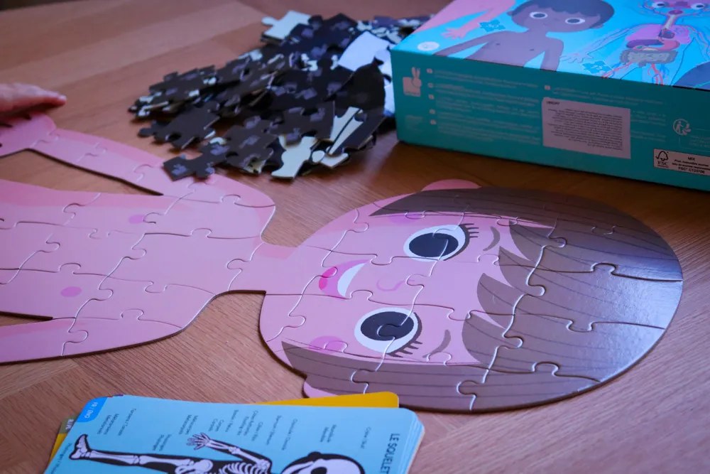 Vzdelávacie puzzle - Ľudské telo - 50, 75, 100 ks