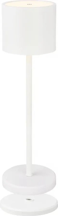 Briloner 7521016 - LED stmievateľná stolová lampa SIGO 2,5W/5V IP44 2600 mAh biela