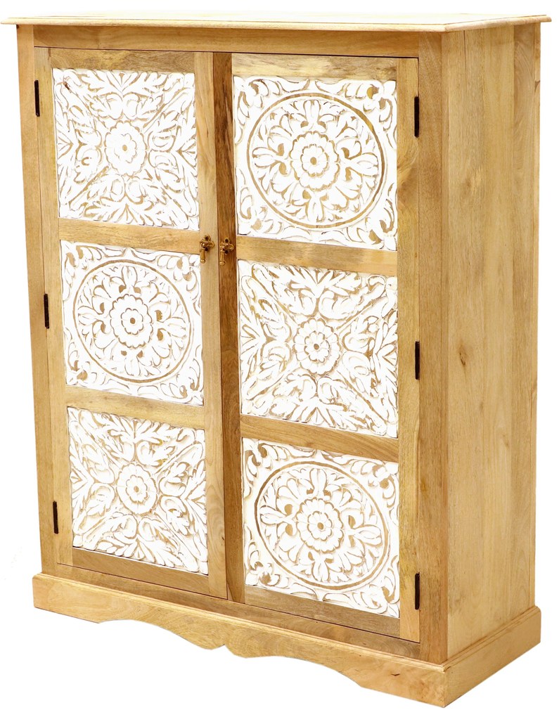 furniture-nabytek.cz - Masív komoda z dreva mango 115x140x45