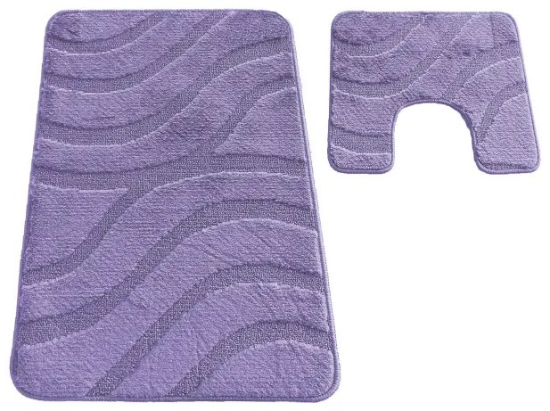 Sada kúpeľňových koberčekov Montana Symphony Lilac