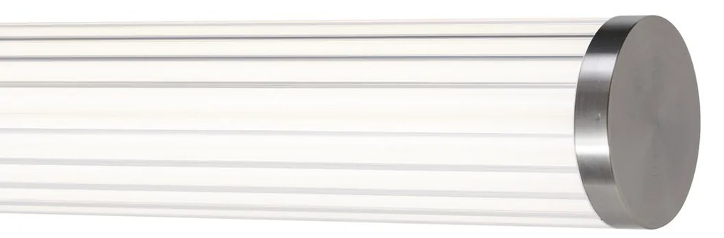 Retro nástenná lampa Gunmetal 80,4 cm vrátane LED IP44 - Coco