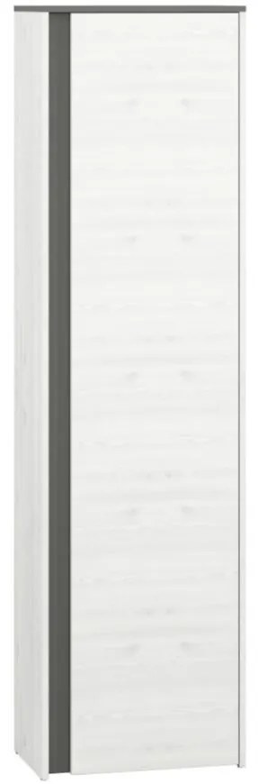 Vysoká skrinka 198x54 HYGA06 snežná borovica