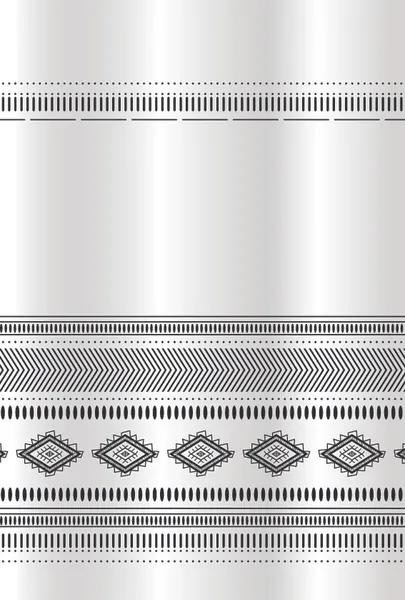 Erga Etno, sprchový záves 180x200cm, polyester, biela-čierna, ERG-08178