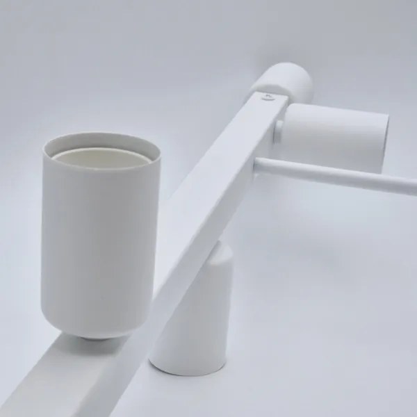 Luster na tyči ASTRID 6xE27/60W/230V biela