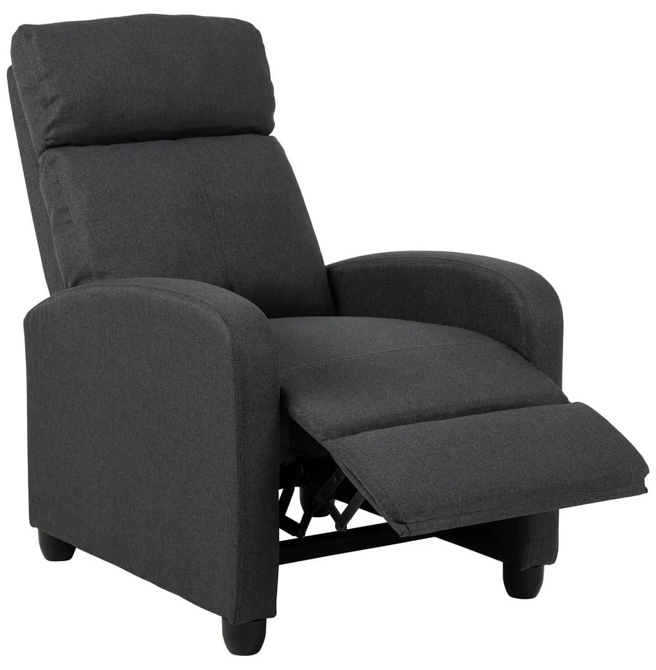 Antracitové relaxačné kreslo Siom – Actona