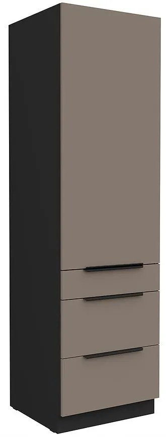 Kuchynská skrinka Aria-Ta/Bl Anti Fingerprint 60dks-210 1f 3s