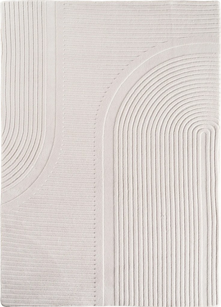 Ayyildiz, Kusový koberec Pompei 1612 cream, 240x340, biela, chodba / predsieň