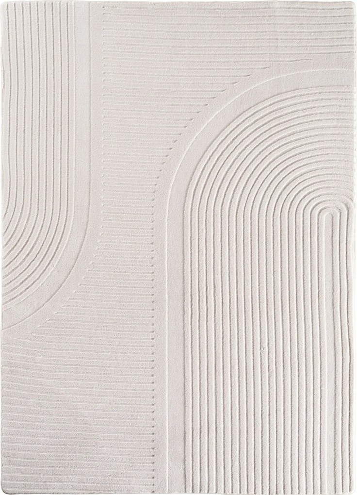 Kusový koberec Pompei 1612 cream, 140x200, biela, chodba / predsieň, Ayyildiz