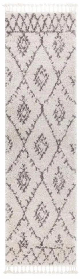 Kusový koberec Shaggy  Eza krémový atyp 60x250cm