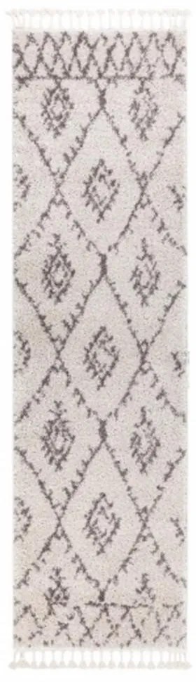 Kusový koberec Shaggy  Eza krémový atyp 70x300cm