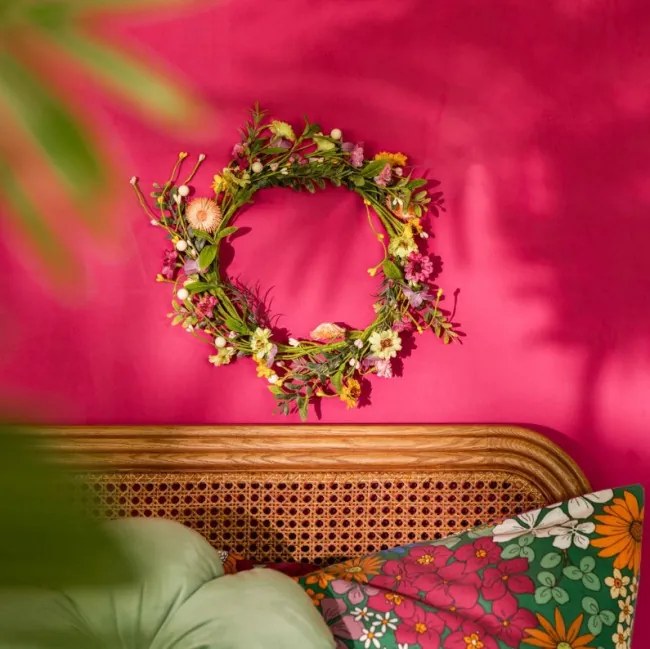 Veniec FLOS s farebnými kvetmi 884851