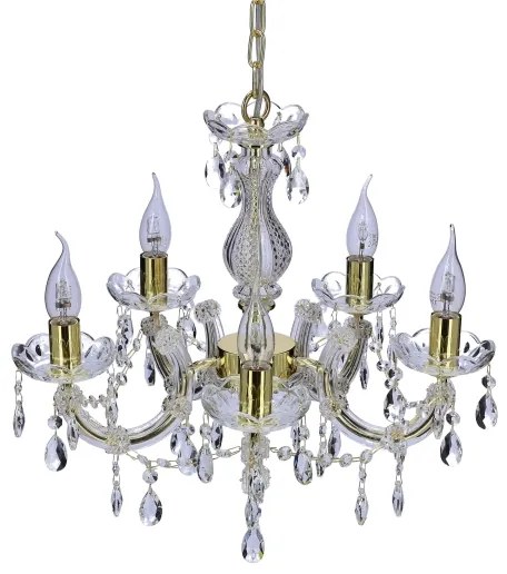 Luster na reťazi MARIA TERESA 5xE14/40W/230V