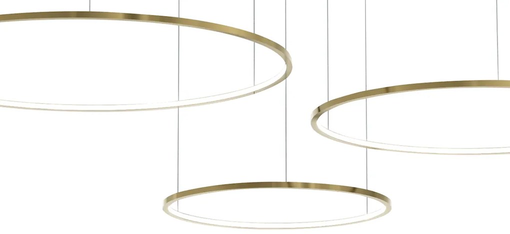 EUlight Závesné LED svietidlo Saturno, 3x LED 100w, 4000k, g