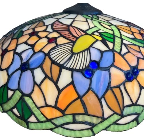 Stolná lampa Tiffany vitráž Alloy kolekcia SPRING Ø40*72