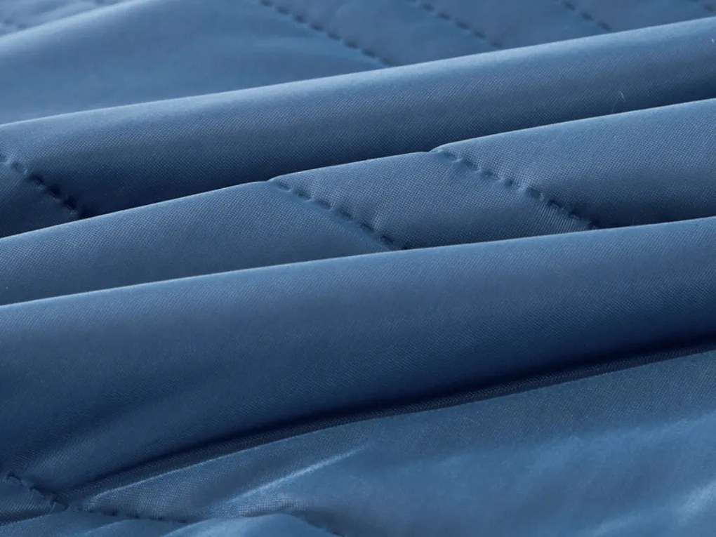 Chladiaca letná prikrývka CELIA, tmavomodrá Rozmer: 200 x 220 cm