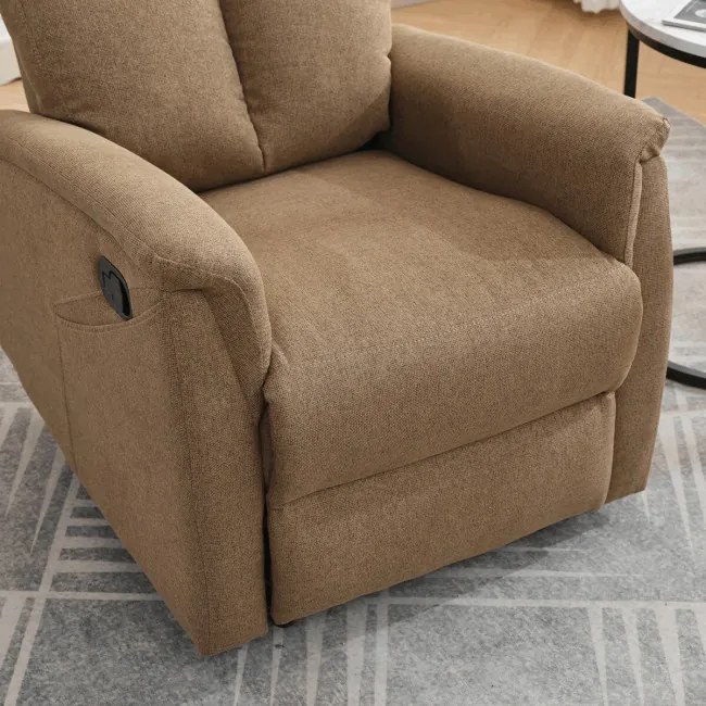 Polohovacie kreslo hnedé TV-916 BR2