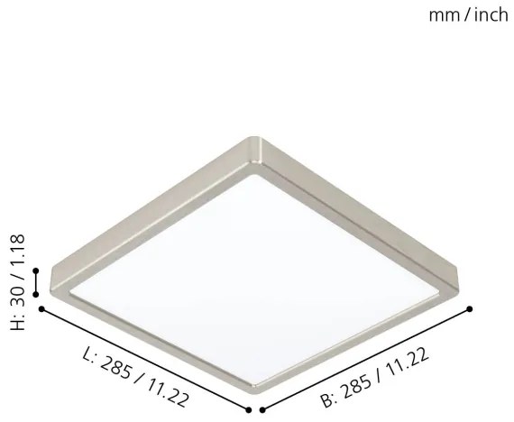 Eglo 99242 - LED stropné svietidlo FUEVA 5 LED/20W/230V