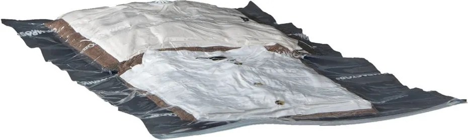 Sada 2 zrolovateľných vakuových úložných obalov na oblečenie Compactor Roll Up Vacuum Bags Compressbag