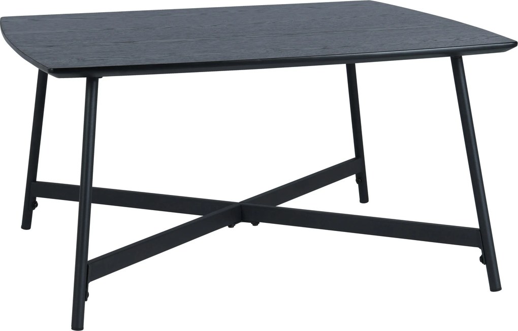 XXXLutz KONFERENČNÝ STOLÍK, čierna, kov, kompozitné drevo, 80/80/42 cm MID.YOU - Stolíky do obývačky - 001125023204