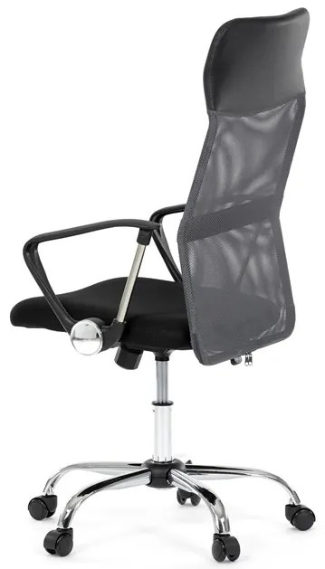 Autronic BONTEC Kancelárska stolička, hojdací mechanizmus, šedá sieťovina, KA-E305 GREY Farba: Šedá