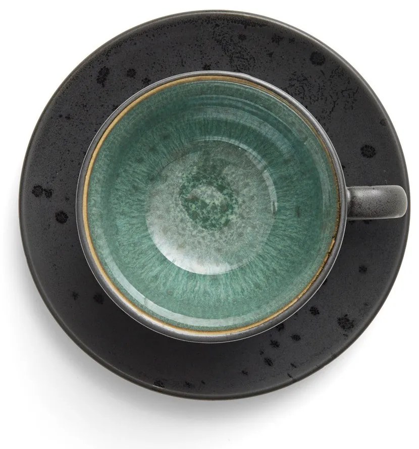 Čierne/tmavomodré keramické šálky v súprave 4 ks 240 ml Gastro Black/Mix – Bitz