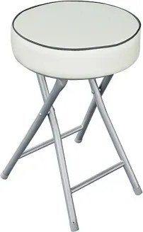 Stolička Ella, biela ekokoža%