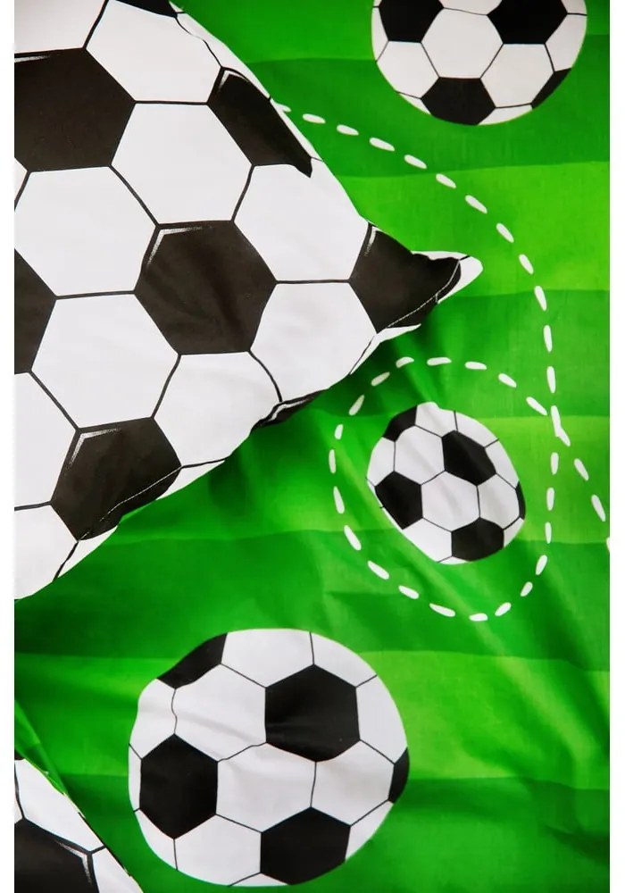 Detské bavlnené obliečky Bonami Selection Soccer, 140 x 200 cm