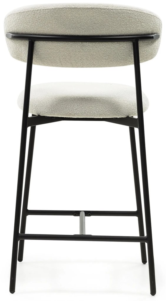 Barová židle Fresno boucle krémová