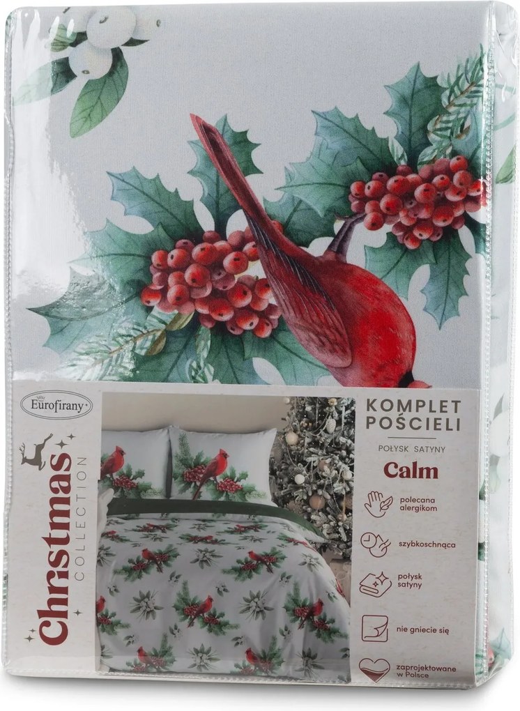 VIANOČNÉ OBLIEČKY Z MIKROVLÁKNA CALM 200X220 CM, 2 KS 70X80 CM VZOROVANÉ