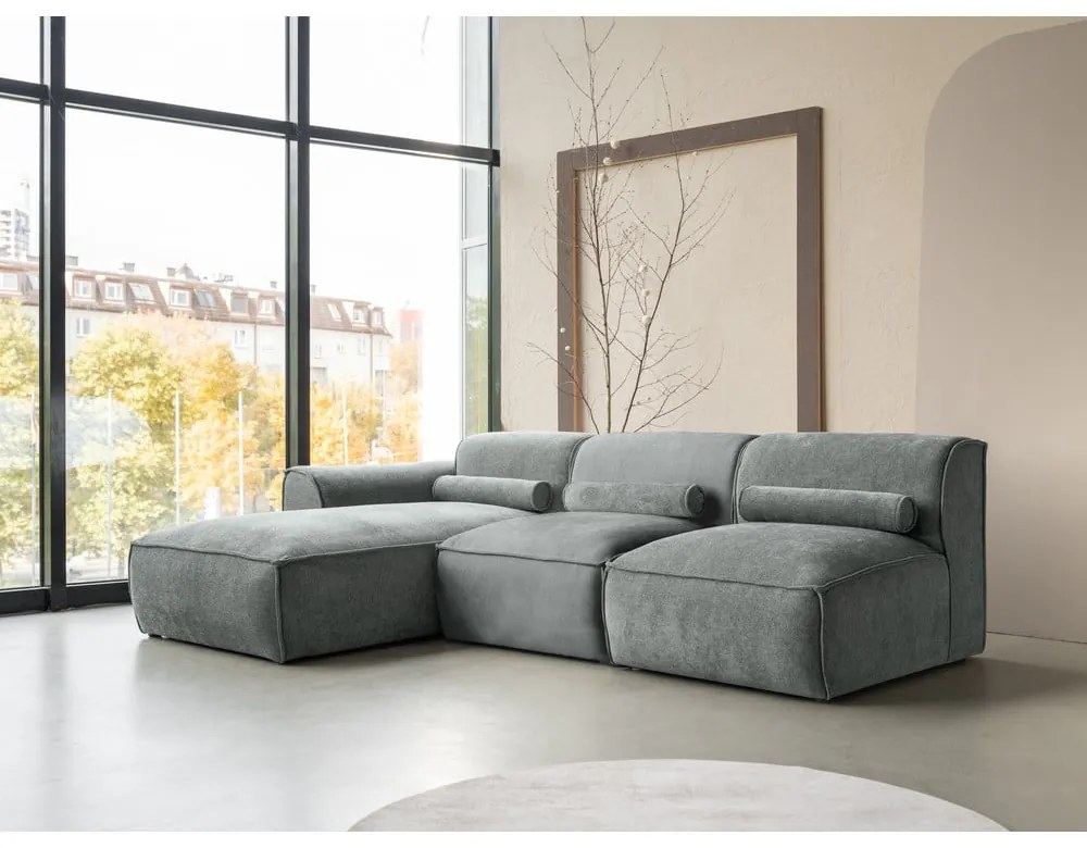 Zelená rohová pohovka (ľavý roh) Flex Felix – Miuform