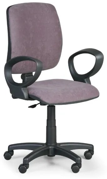 Euroseat Kancelárska stolička TORINO II s podpierkami rúk, sivá