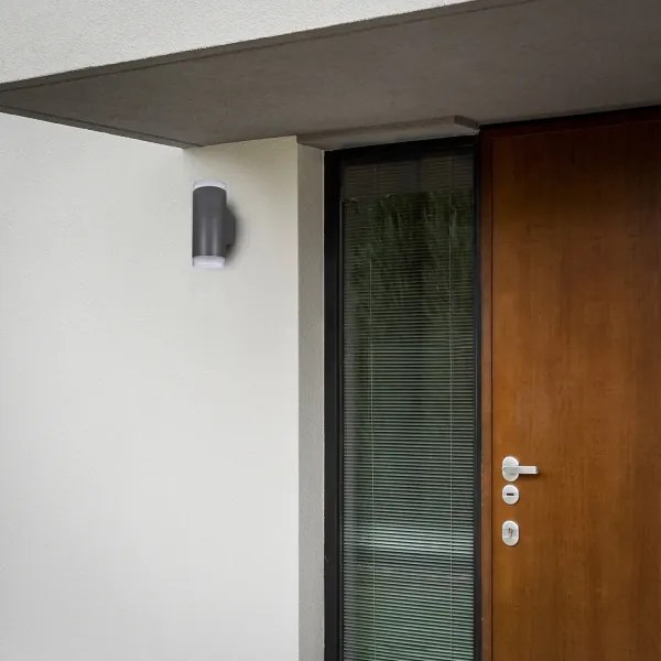 Brilagi - Vonkajšie nástenné svietidlo MATERA 2xGU10/30W/230V antracit IP54