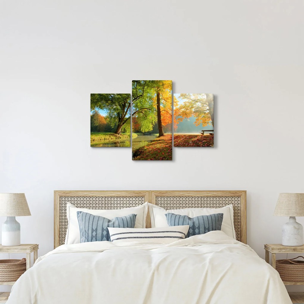Obraz - Pokojná jesenná krajina (90x60 cm)