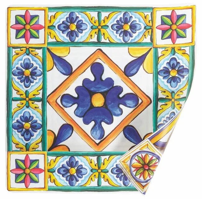 Plastové prestieranie 6 ks 37x37 cm Costiera - Villa d'Este