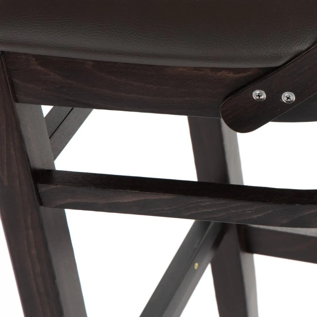 XTON 04 SG UP AMERICAN WALNUT DREVENÁ BAROVÁ STOLIČKA S PODSEDÁKOM brown